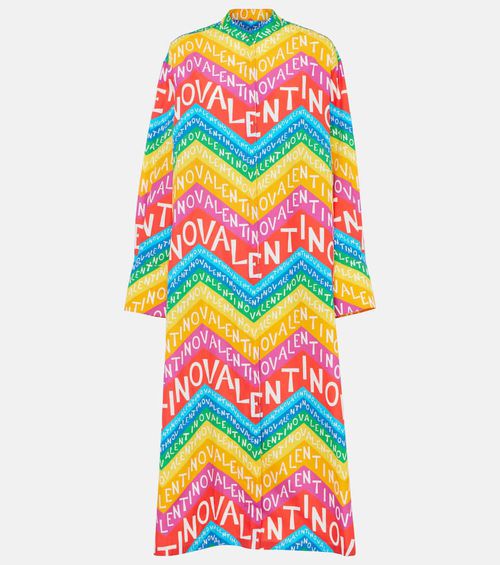 Chevron 24 cotton shirt dress
