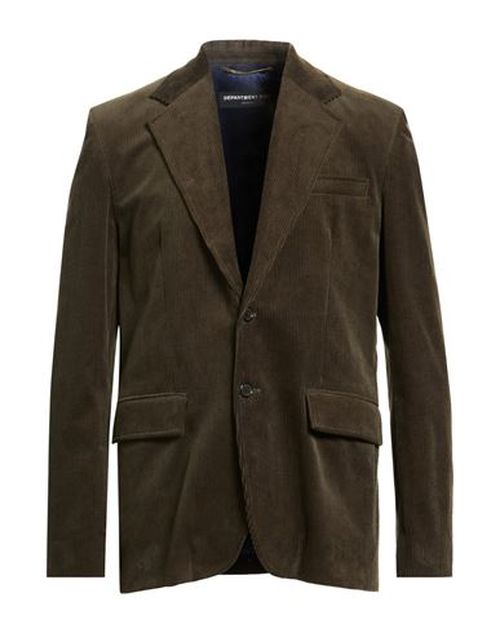Man Blazer Military green Size 38 Cotton, Elastane