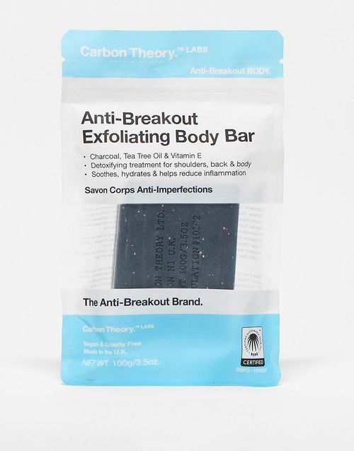 Charcoal and Tea Tree Oil Breakout Control Exfoliating Body Bar 100g-No color