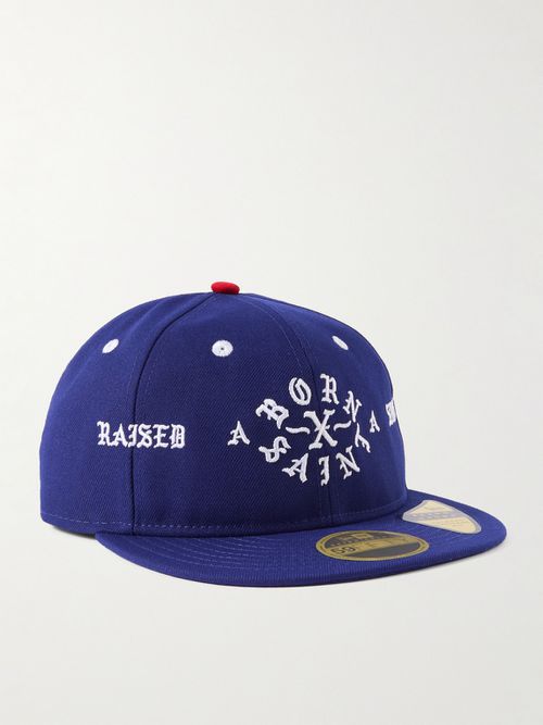 Men -  Born X Raised  New Era Embroidered Canvas Trucker Cap