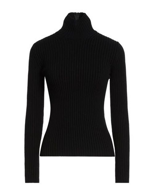 Woman Turtleneck Black Size L Wool, Cashmere, Polyamide, Elastane