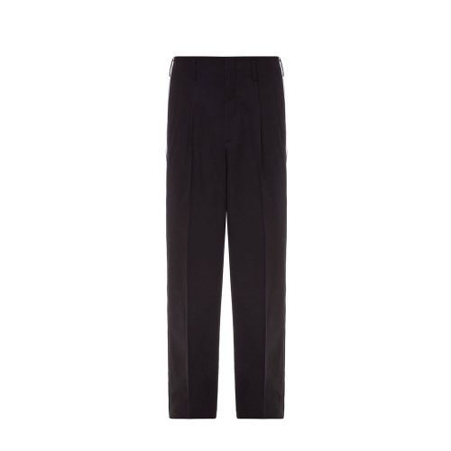 Cotton Trousers — Black