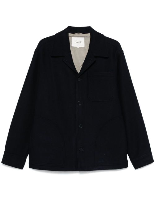 Lodge shirt jacket - Blue