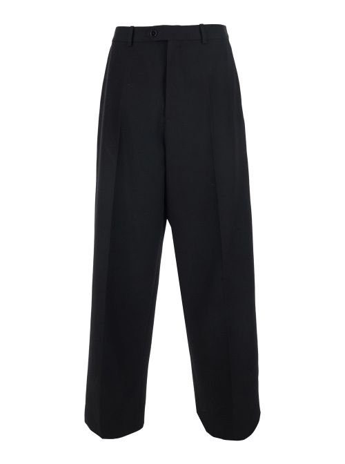 Wool Trousers — Black