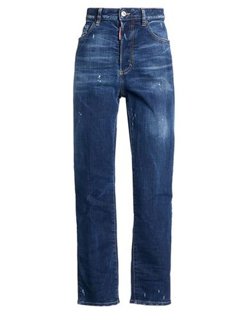 Woman Jeans Blue Size 4 Cotton, Elastane