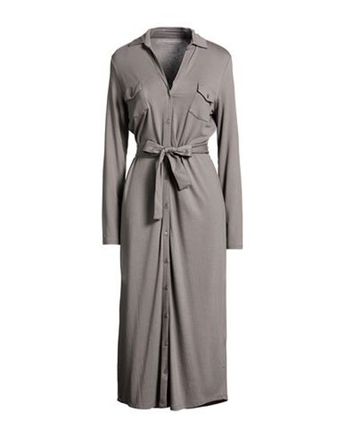 Woman Midi dress Grey Size 1 Viscose, Elastane