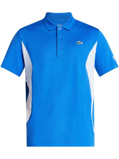 X Novak Djokovic logo-embroidered polo shirt - Blue