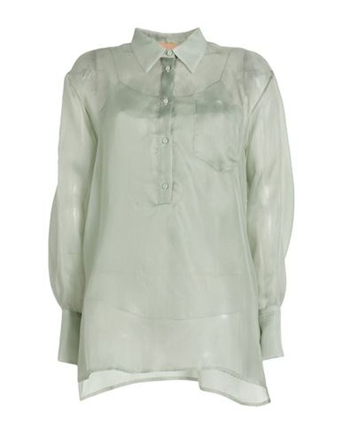 Woman Top Sage green Size 2 Silk