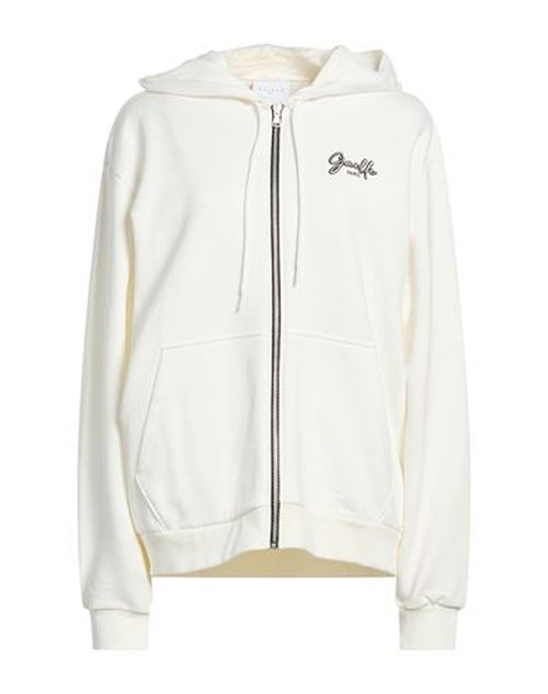 Woman Sweatshirt White Size 3 Cotton, Elastane