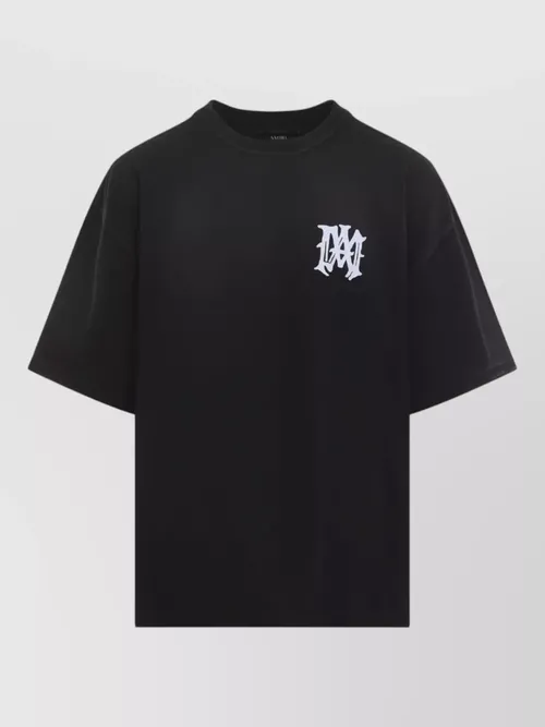 Amiri - hollywood logo graphic oversized crew neck t-shirt
