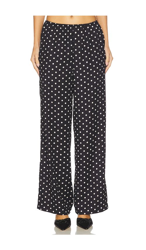 Maude Club x REVOLVE Cosette Pants in Black,White. M. Also in