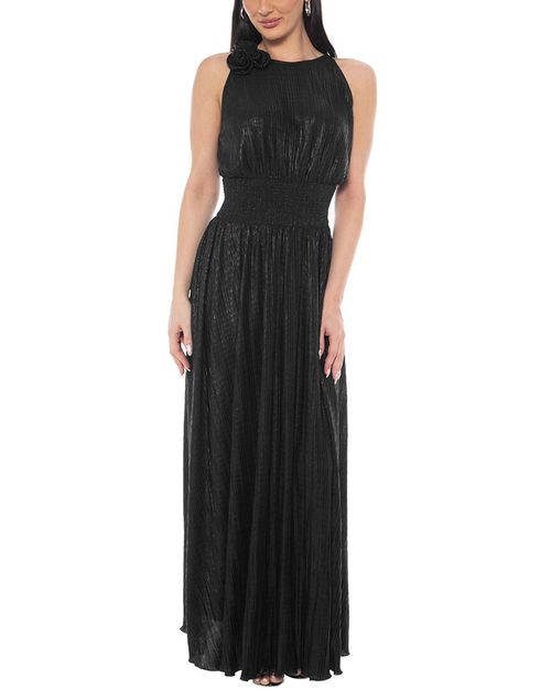 Pleated Maxi Dress