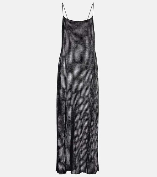 Sienna semi-sheer linen maxi dress