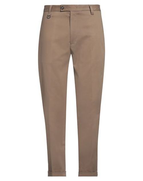 Paolo Pecora Man Pants Military green Size 36 Cotton, Elastane
