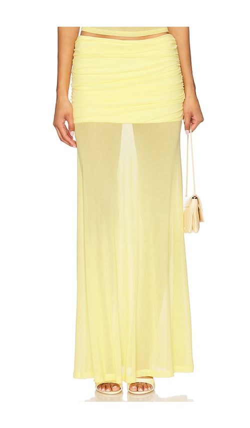 Runaway The Label x REVOLVE Meila Maxi Skirt in Yellow.  XXS. Also in