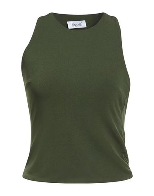 Woman Top Military green Size M Polyester, Elastane