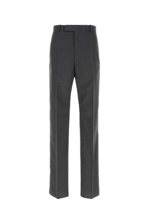 Virgin Wool Trouser — Gray