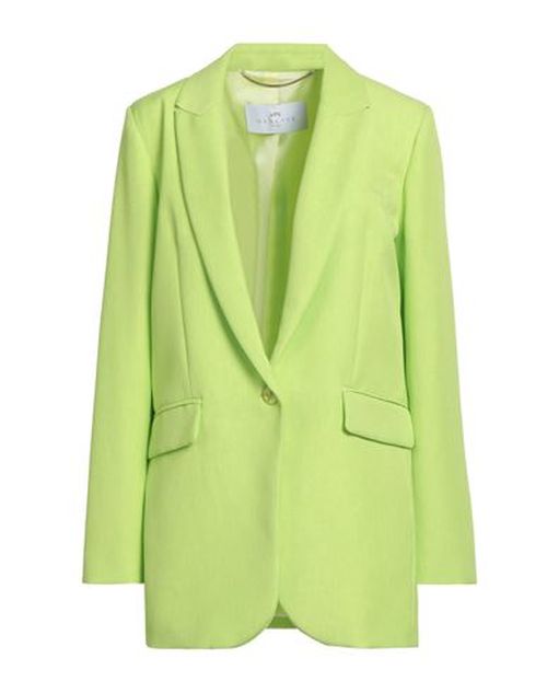 Woman Blazer Lime green Size 4 Polyester, Acetate