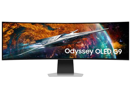49" Odyssey OLED G9 in silver (G95SC) DQHD 240Hz 0.03ms G-Sync Compatible Curved Smart Gaming Monitor(LS49CG954SNXZA)