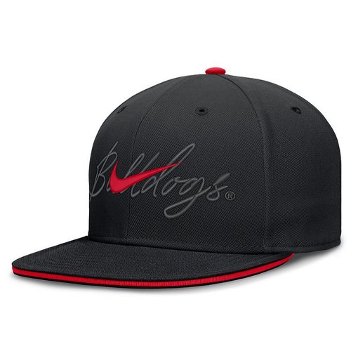 Men's Nike Black Georgia Bulldogs Dri-FIT Primetime Script Fitted Hat