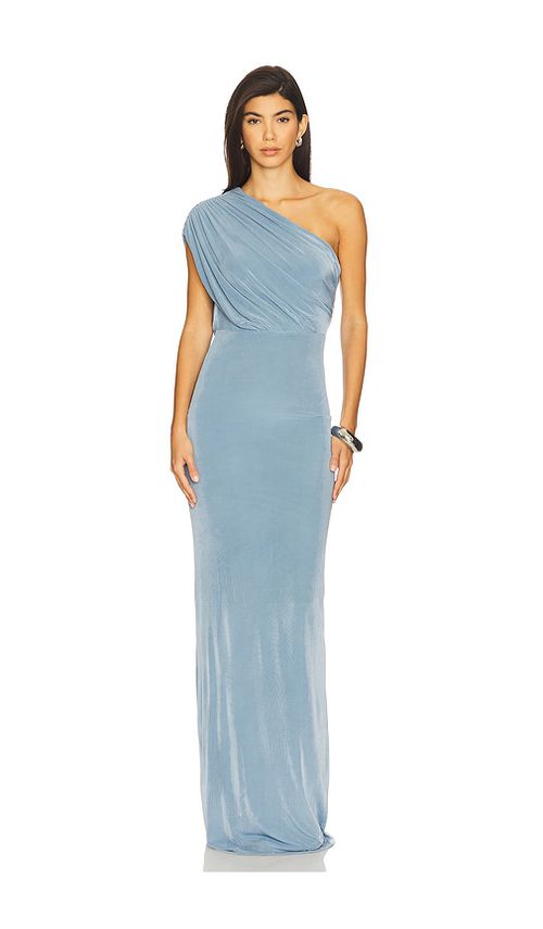 Michael Costello x REVOLVE Cabra Maxi Dress in Blue.  XXS. Also in L, M, S