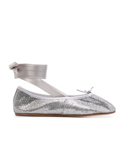 Wrap ballet shoes
