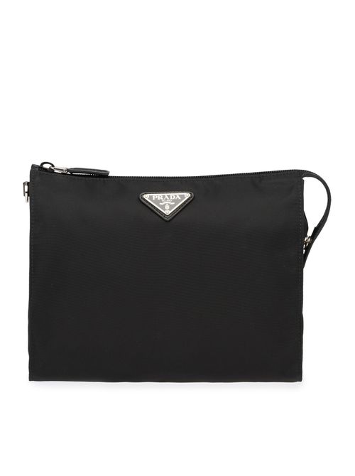 NECESSAIRE IN RE-NYLON AND SAFFIANO - Prada - Man