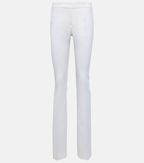 Mid-rise slim pants
