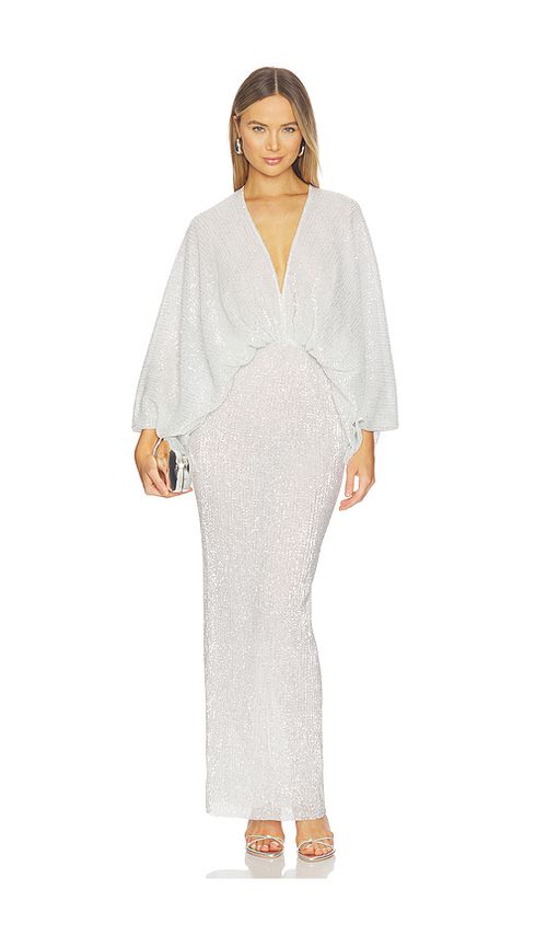 L'IDEE Paradiso Gown Lined in Sparkle. 8/S also /XS, 10/M