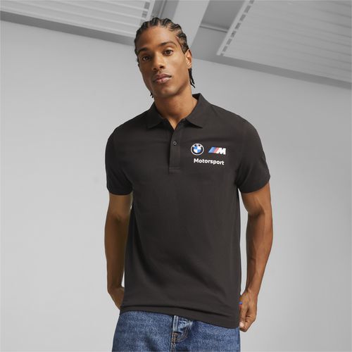 PUMA BMW M Motorsport Essentials Men's Polo Shirt in Black