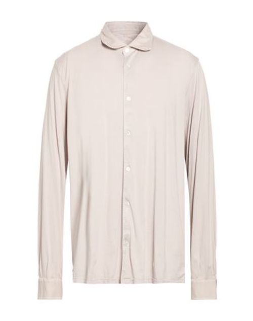 Man Shirt Light grey Size 40 Organic cotton