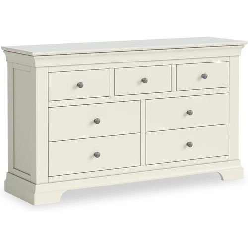 Colette 3 Over 4 Chest Of Drawers | Grey Cream or Warm White | Roseland
