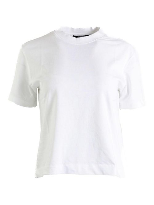 T-Shirt In Cotton With Crew Neck