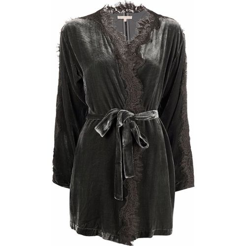 Gold Hawk Velvet Long Duster