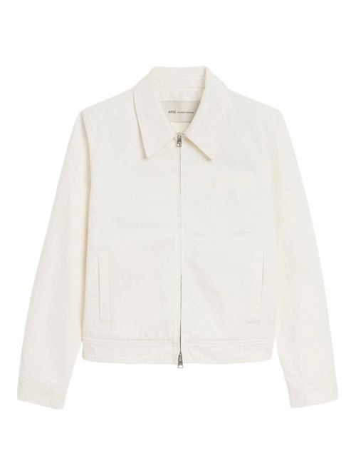 Cotton Tonal Ami de Coeur Zipped Jacket