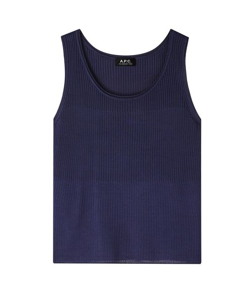 A. P.C. Calista top XS IAK - Dark navy blue