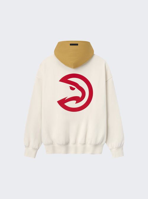 Atlanta Hawks Hoodie Cream And Caramel Yellow