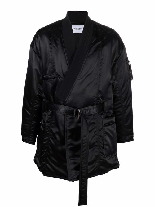 MA-1 hybrid wrap coat - Black