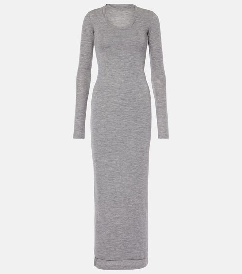 Virgin wool midi dress