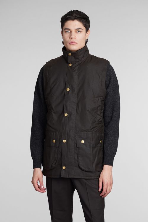 Casual Jacket In Green Cotton