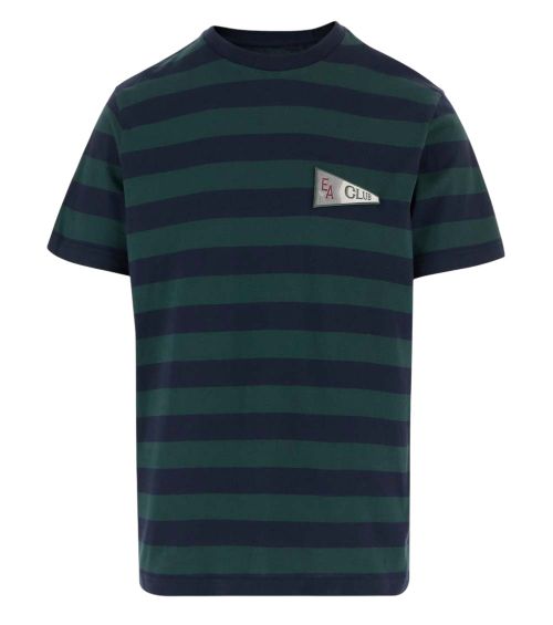 Multicolor Stripes Crew Neck T-Shirt
