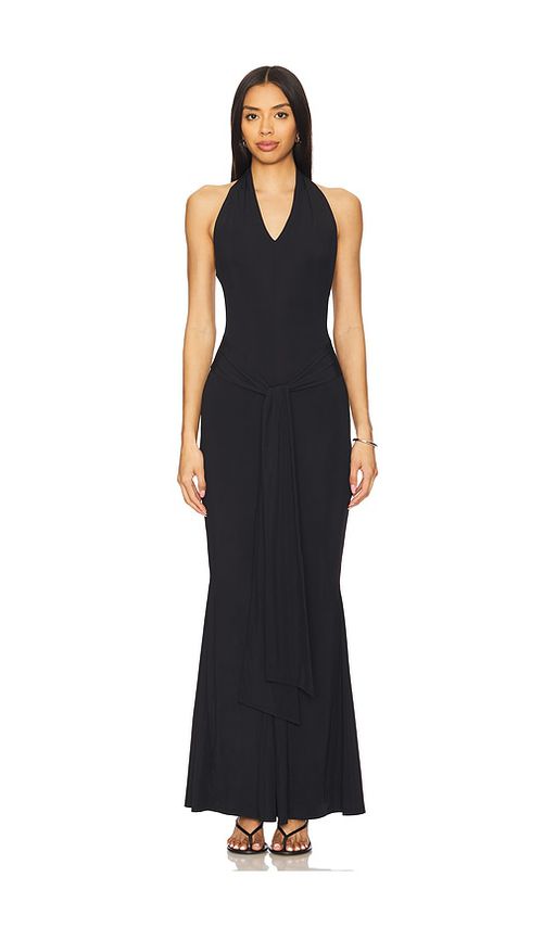 Superdown Sylvie Maxi Dress in Black.  XXS. Also in L, M