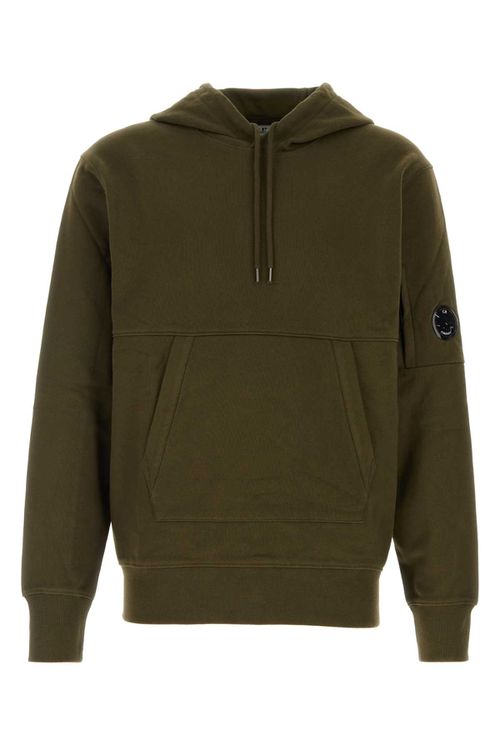 C. P. Company Olive Green Cotton Sweatshirt