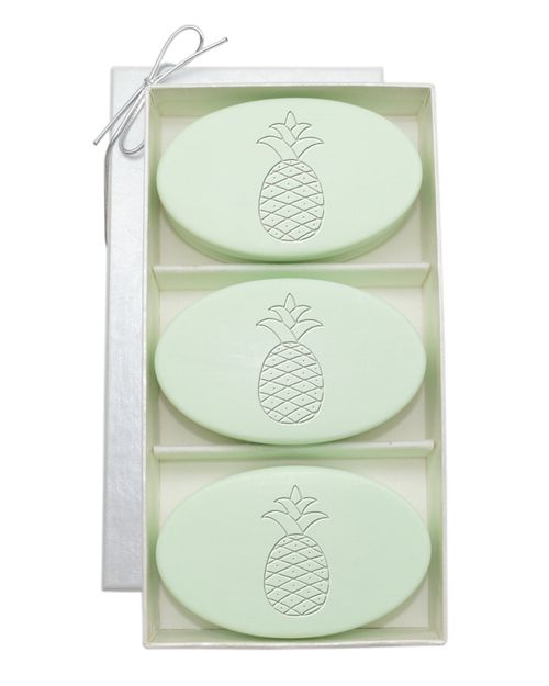 Pineapple Signature Spa Trio Green Tea & Bergamont 3 Soap Bars