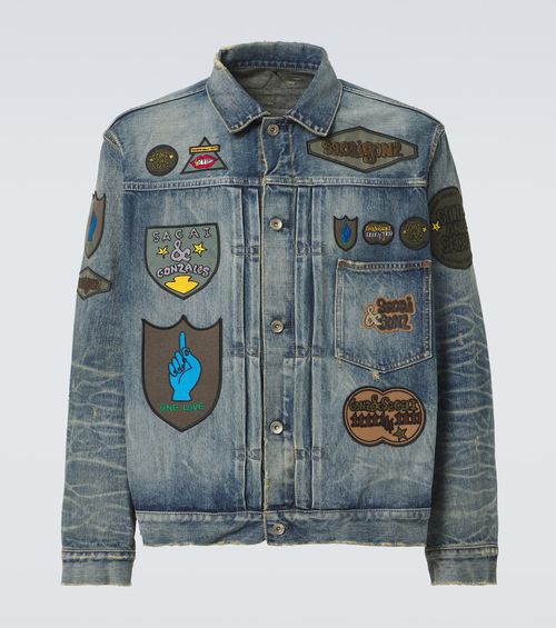 X Mark Gonzales denim jacket