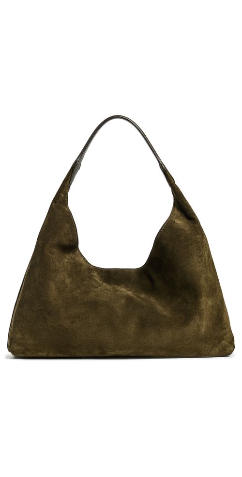 The Mylie Shoulder Bag in Italian Leather Loden One Size