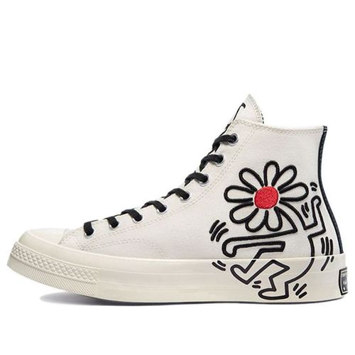 Keith Haring x Chuck Taylor All Star 70 High Tops Egret White 'Egret Black Red'
