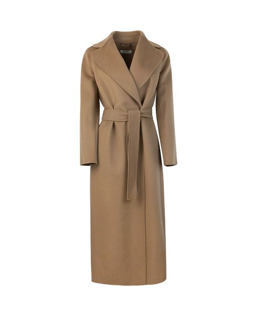 Double-Face Virgin Wool Coat — Beige