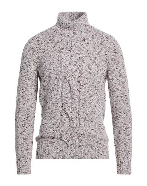 Man Turtleneck Burgundy Size 36 Wool, Cotton, Polyamide