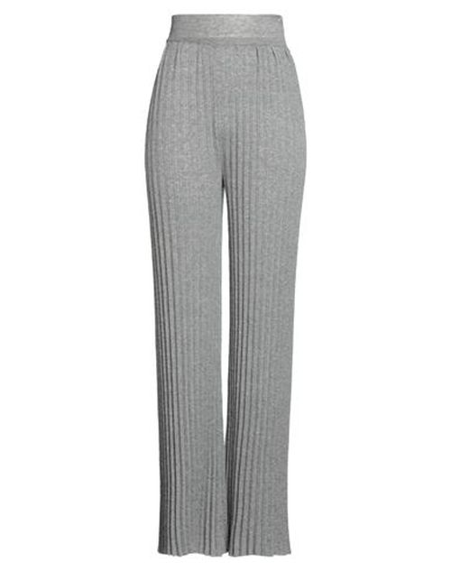 Collezione N_01 Woman Pants Grey Size L Nylon, Alpaca wool, Merino Wool